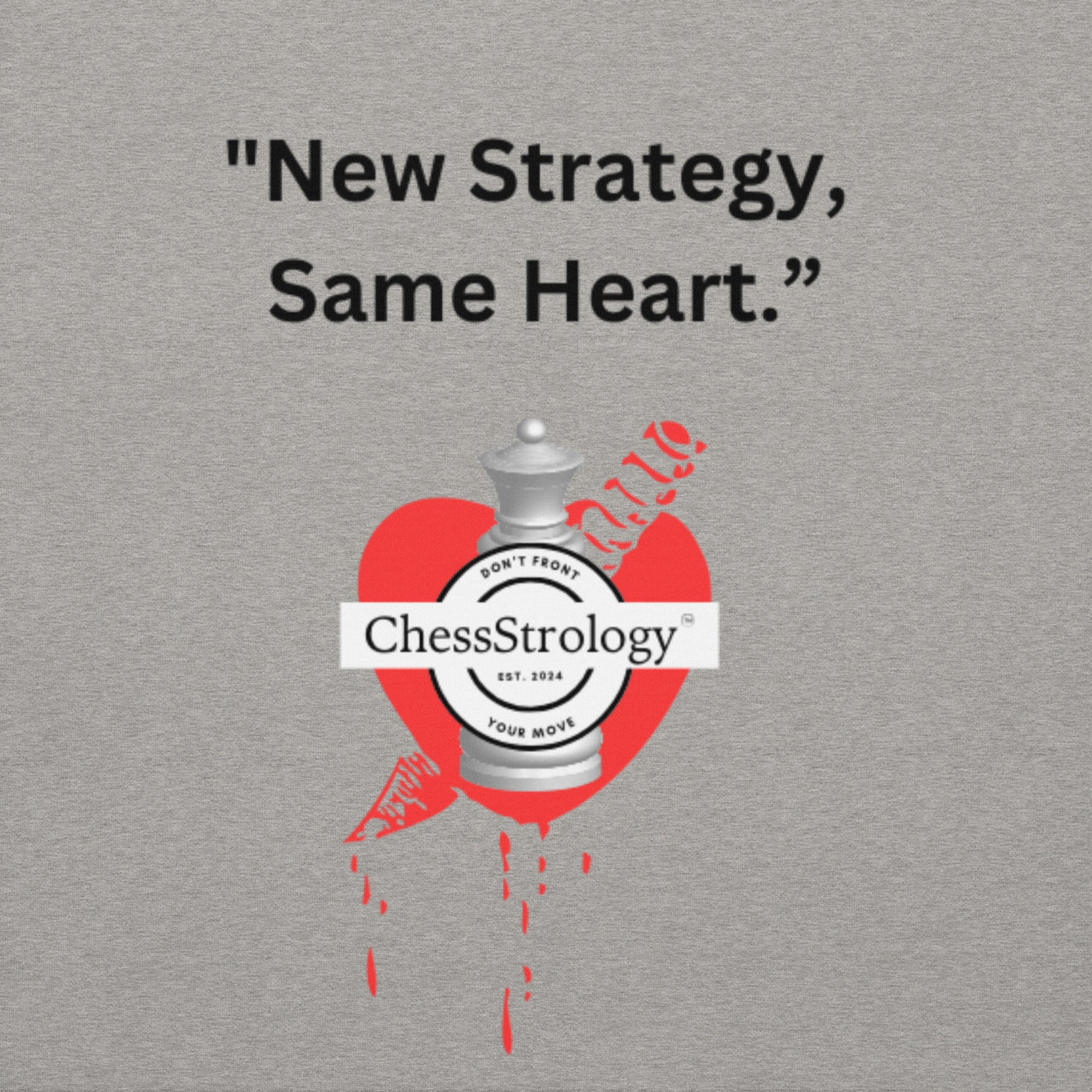 ChessStrology New Strategy, Same Heart Unisex Hoodie