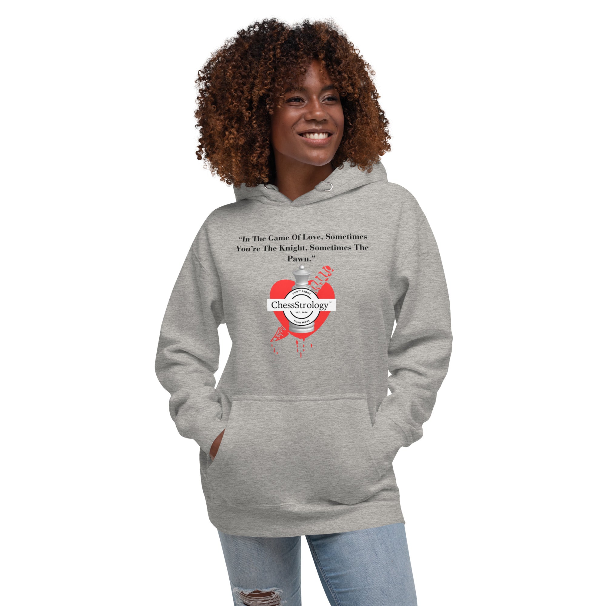 ChessStrology In The Game Of Love Unisex Hoodie