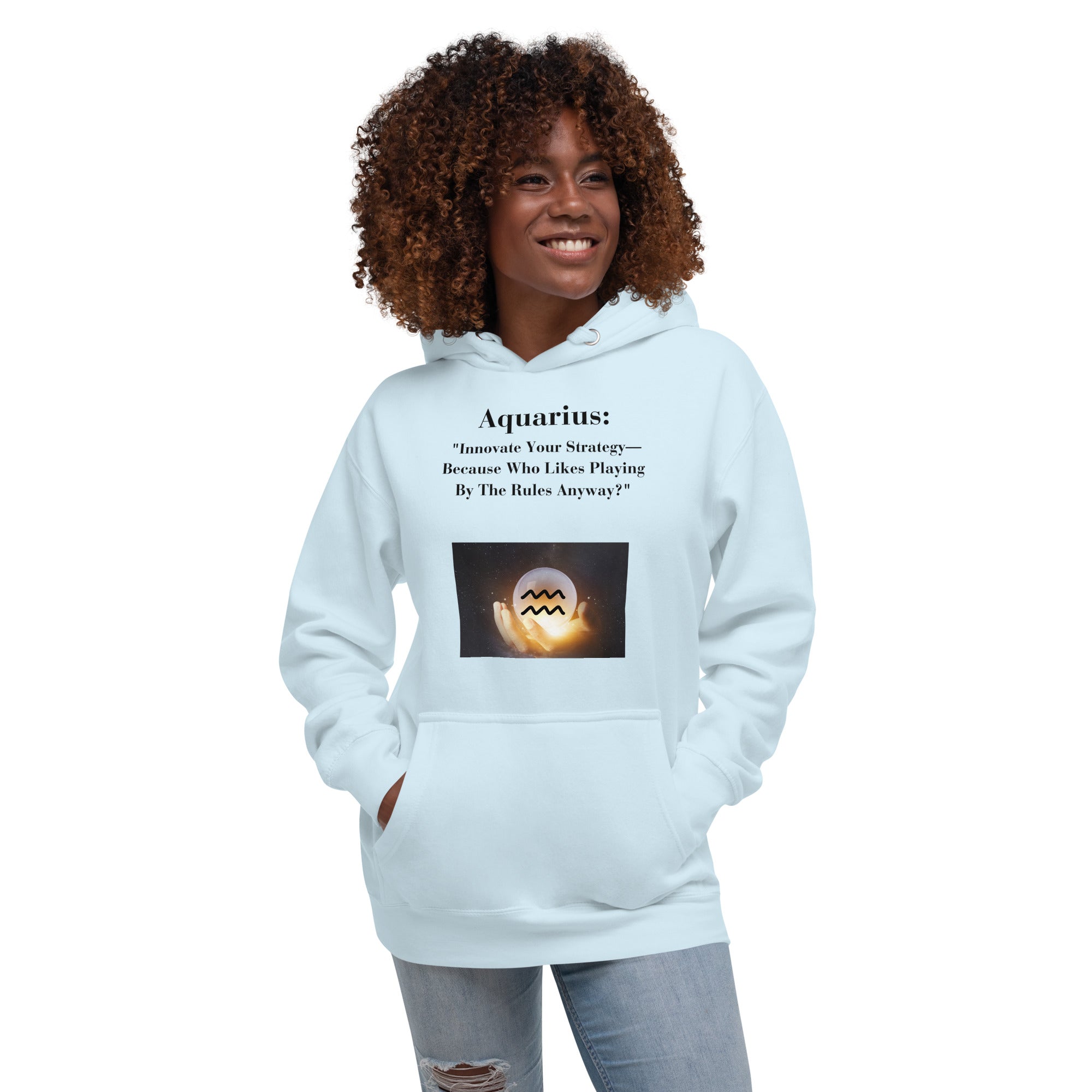 ChessStrology Zodiac Unisex Aquarius Hoodie