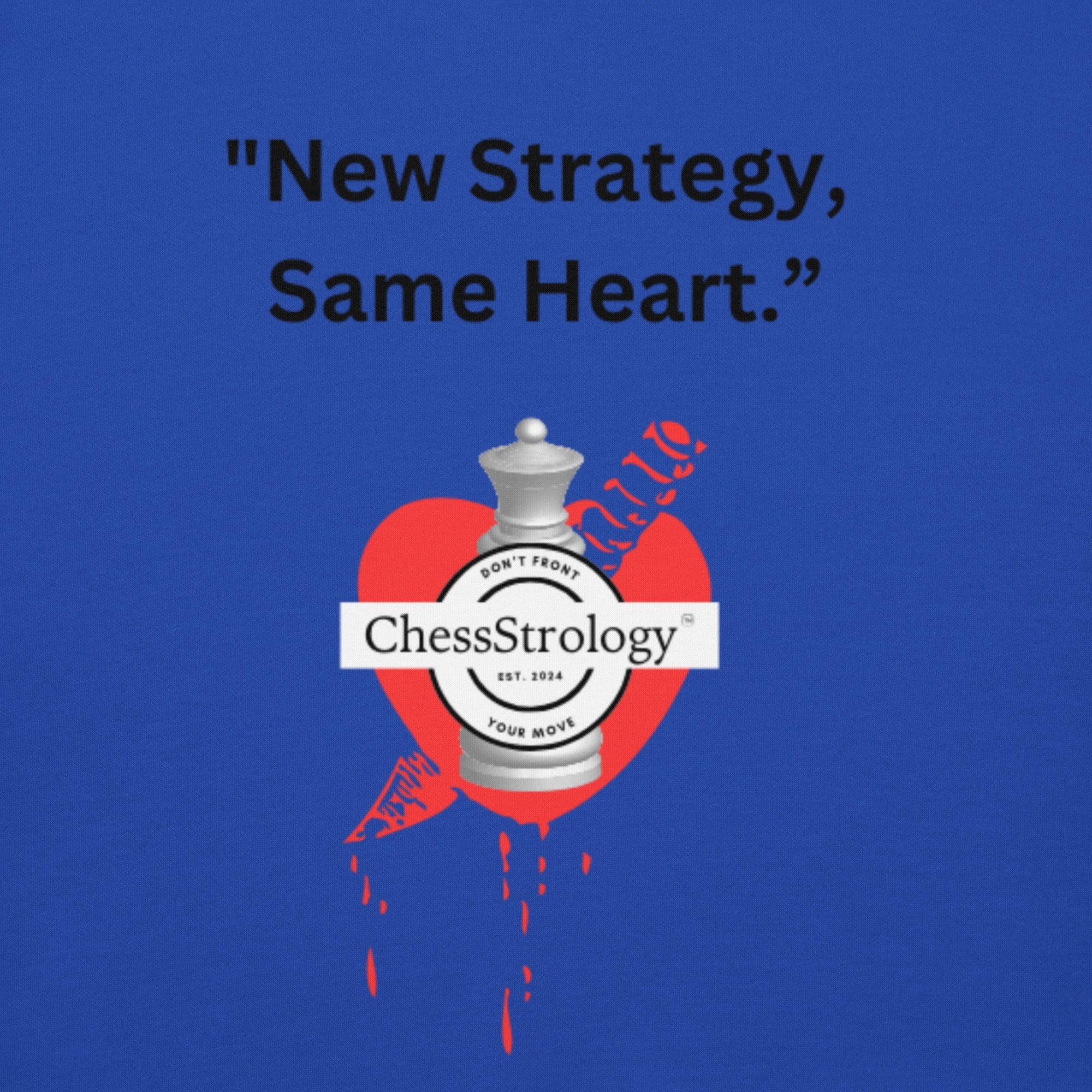 ChessStrology New Strategy, Same Heart Unisex Hoodie