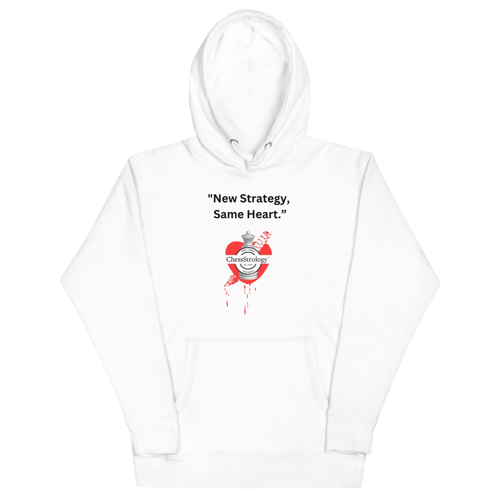 ChessStrology New Strategy, Same Heart Unisex Hoodie