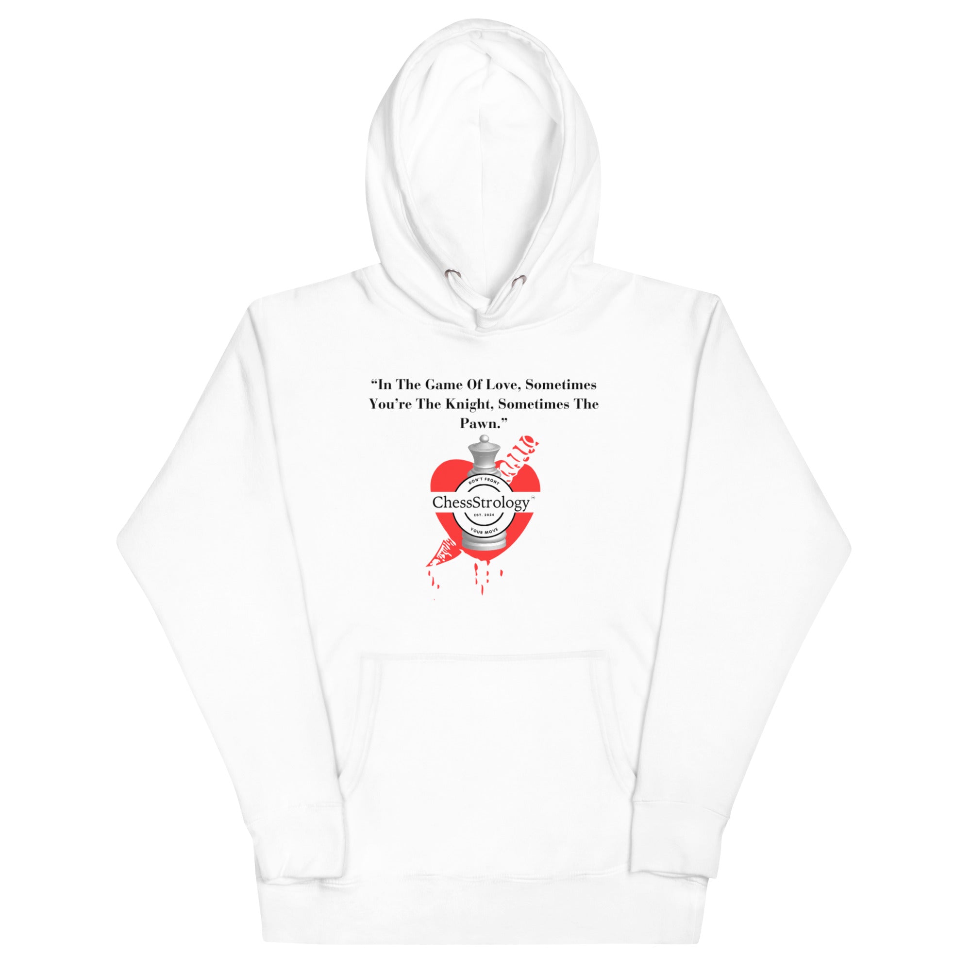 ChessStrology In The Game Of Love Unisex Hoodie