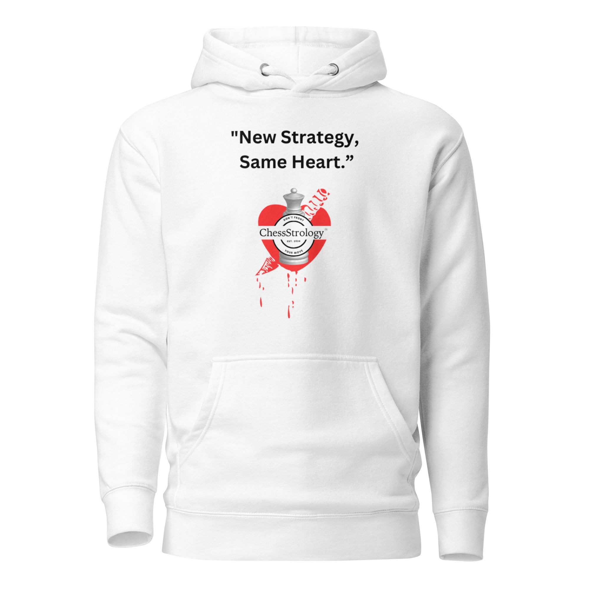 ChessStrology New Strategy, Same Heart Unisex Hoodie