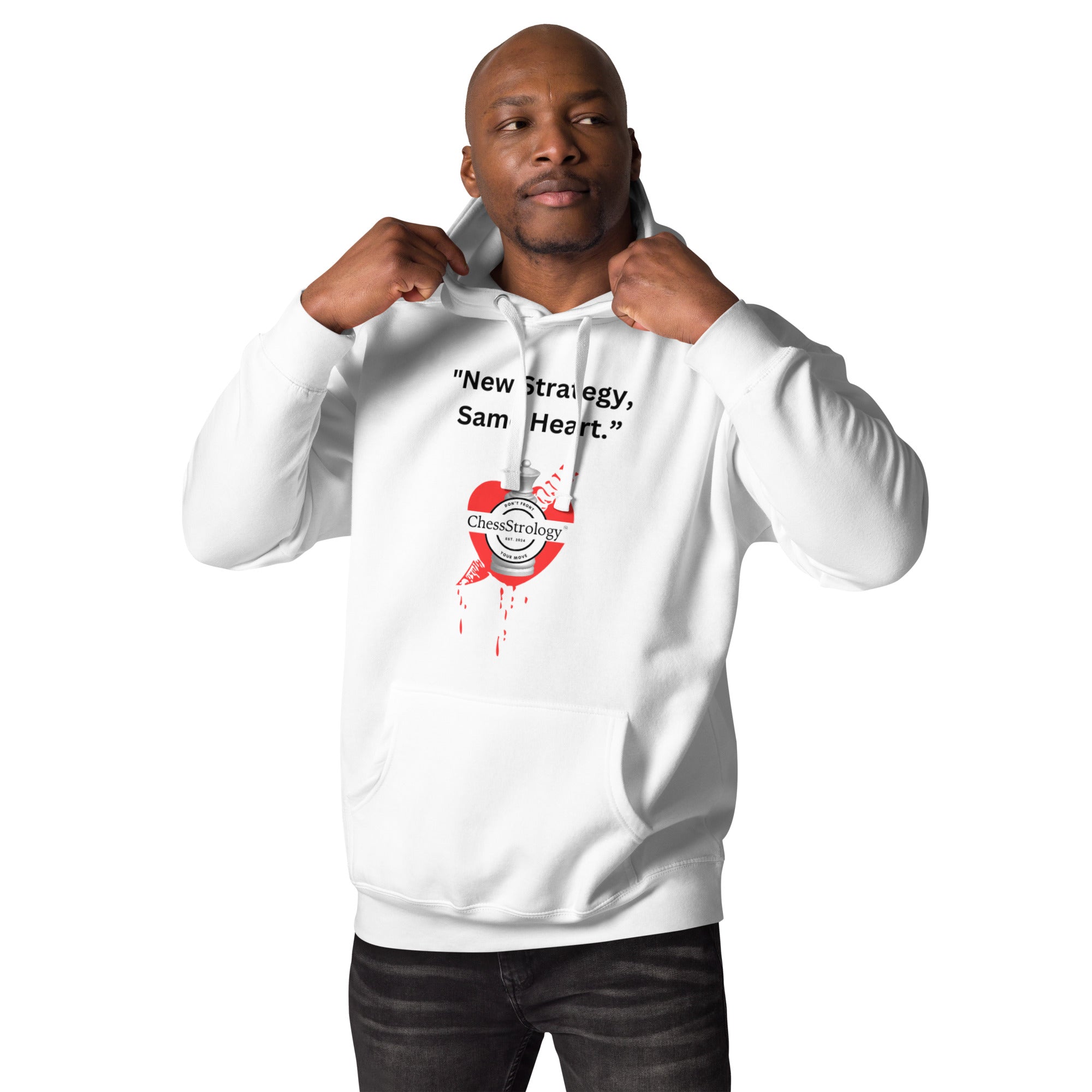 ChessStrology New Strategy, Same Heart Unisex Hoodie
