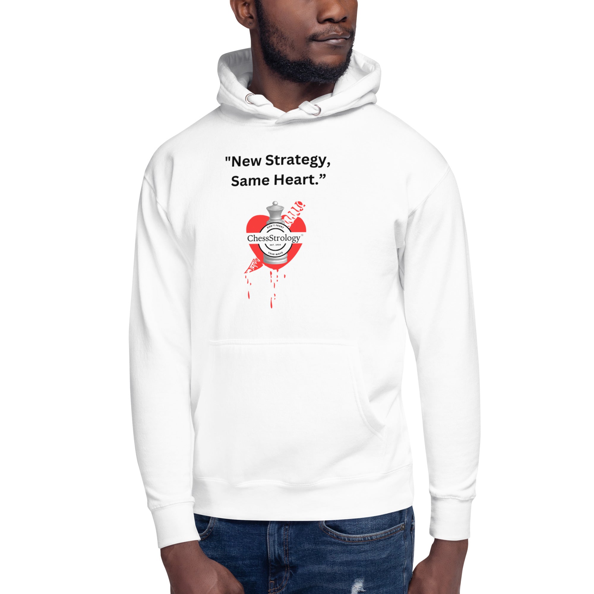 ChessStrology New Strategy, Same Heart Unisex Hoodie