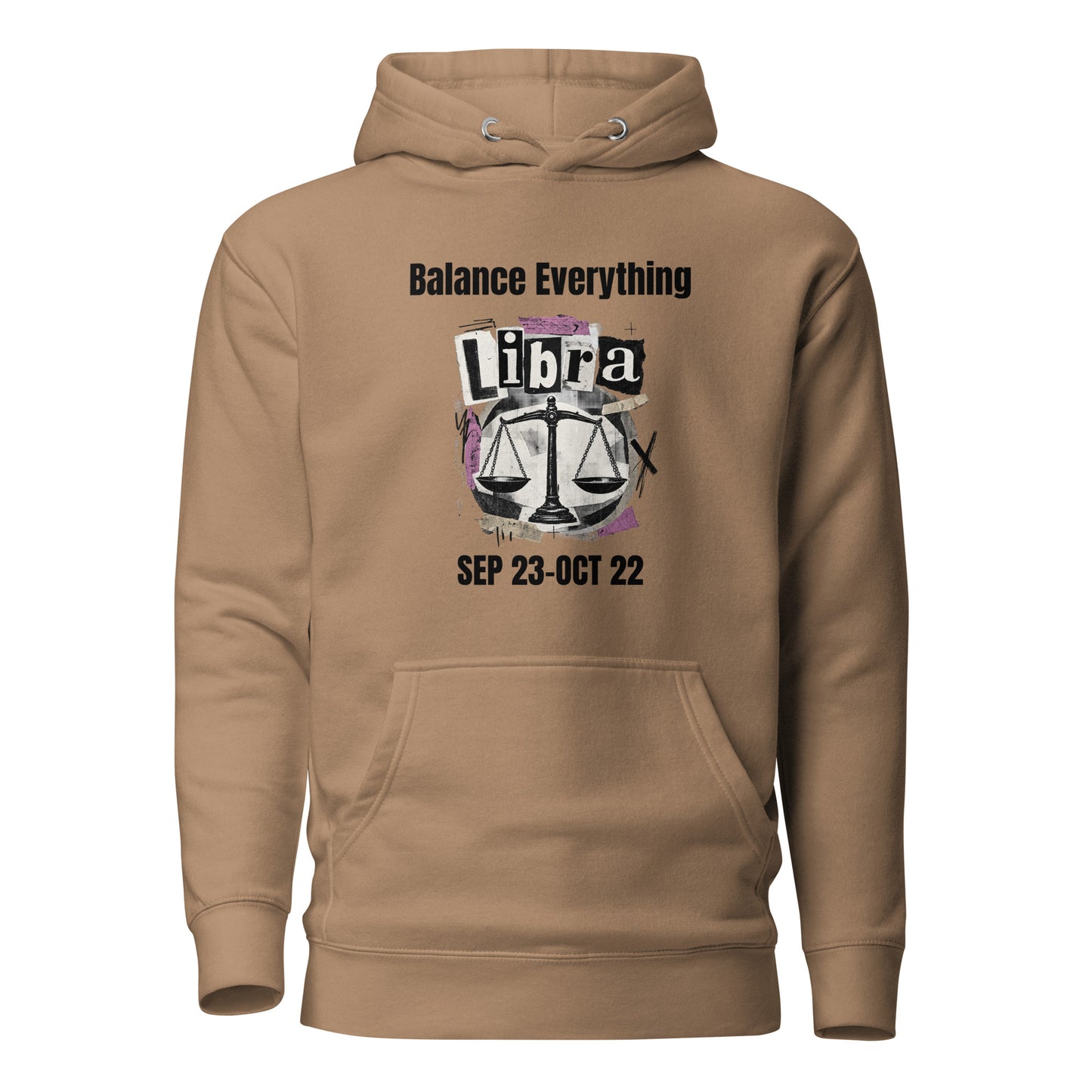 Libra balance everything unisex hoodie
