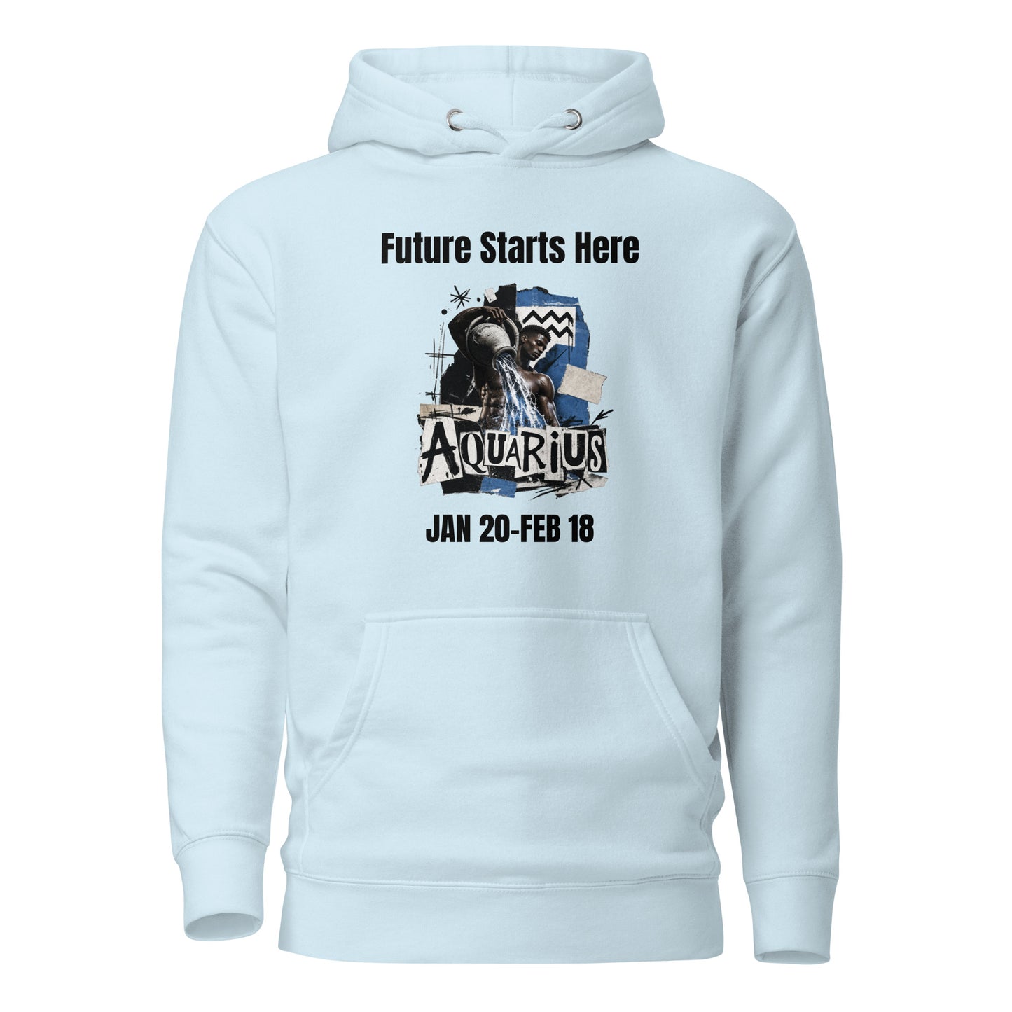 Aquarius Future starts here Unisex Hoodie